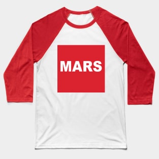 Mars the planet Baseball T-Shirt